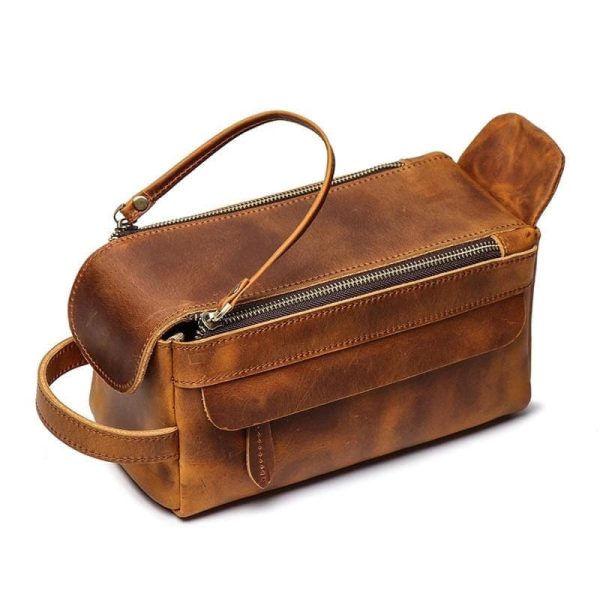 trousse cuir ancienne