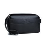 toilette trousse cuir élégante
