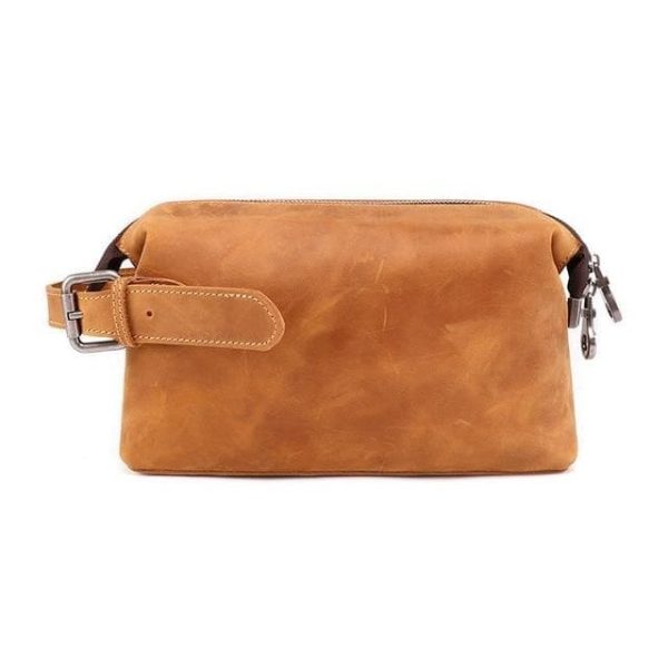 trousse de toilette cuir