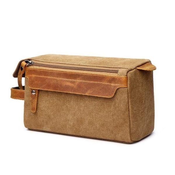 trousse de toilette cuir bandeau