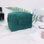 trousse rayée velours