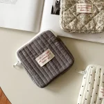 trousse coton matelassé