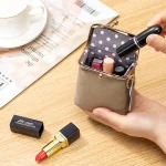 trousse cuir élégante