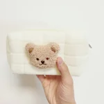 tête ourson trousse coton