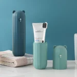 ensemble brosse à dent et verre