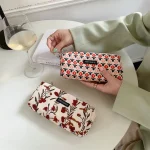 trousse retro en tissu