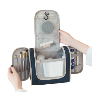 Grande trousse de toilette à suspendre avec compartiments
