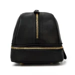 trousse cuir noir sophistiquée