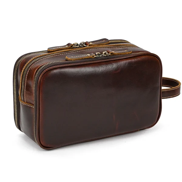 trousse pour homme cuir