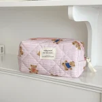 oursons roses trousse de toilette