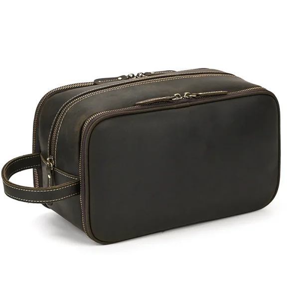 trousse classique cuir homme