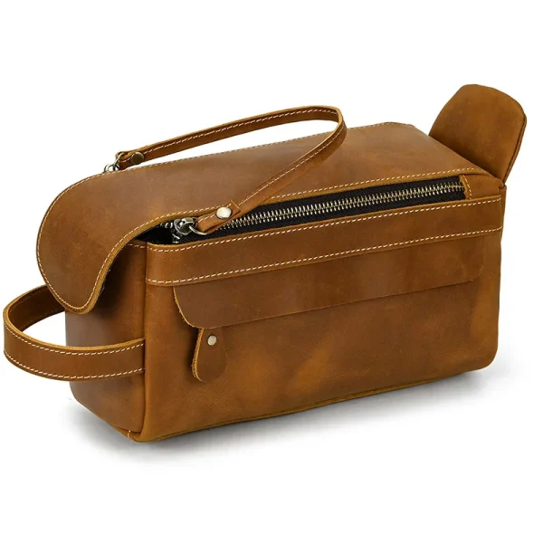 trousse homme cuir synthétique