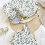 Image de trousse fleurie en tissu collection douceur florale