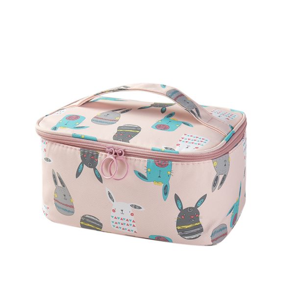Grande trousse de toilette enfant motif lapin coco