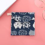 pochette lin élégante