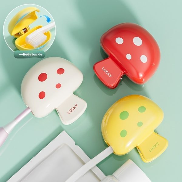 étui pour brosse à dents joli champignon